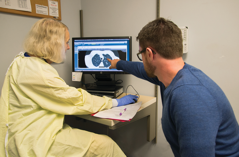 providers looking at lung imaging