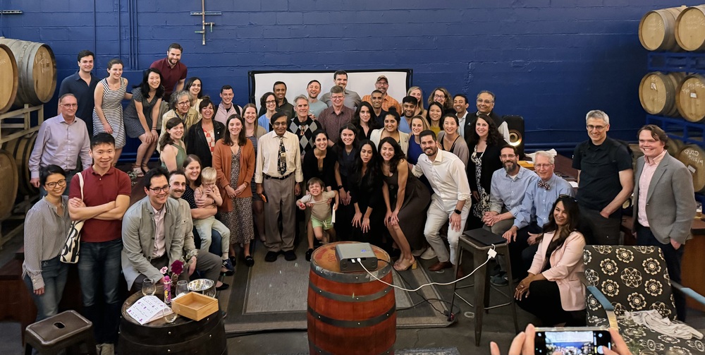 Faculty and fellows at Graduation