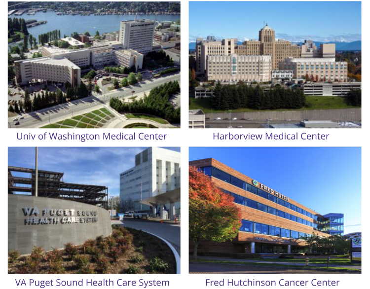 UW Medical Center, Harborview Medical Center, VA Puget Sound and Fred Hutchinson Cancer Center