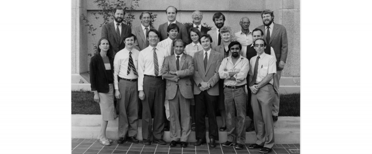 Group photo of original faculty members