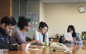 Fellows in conference room 